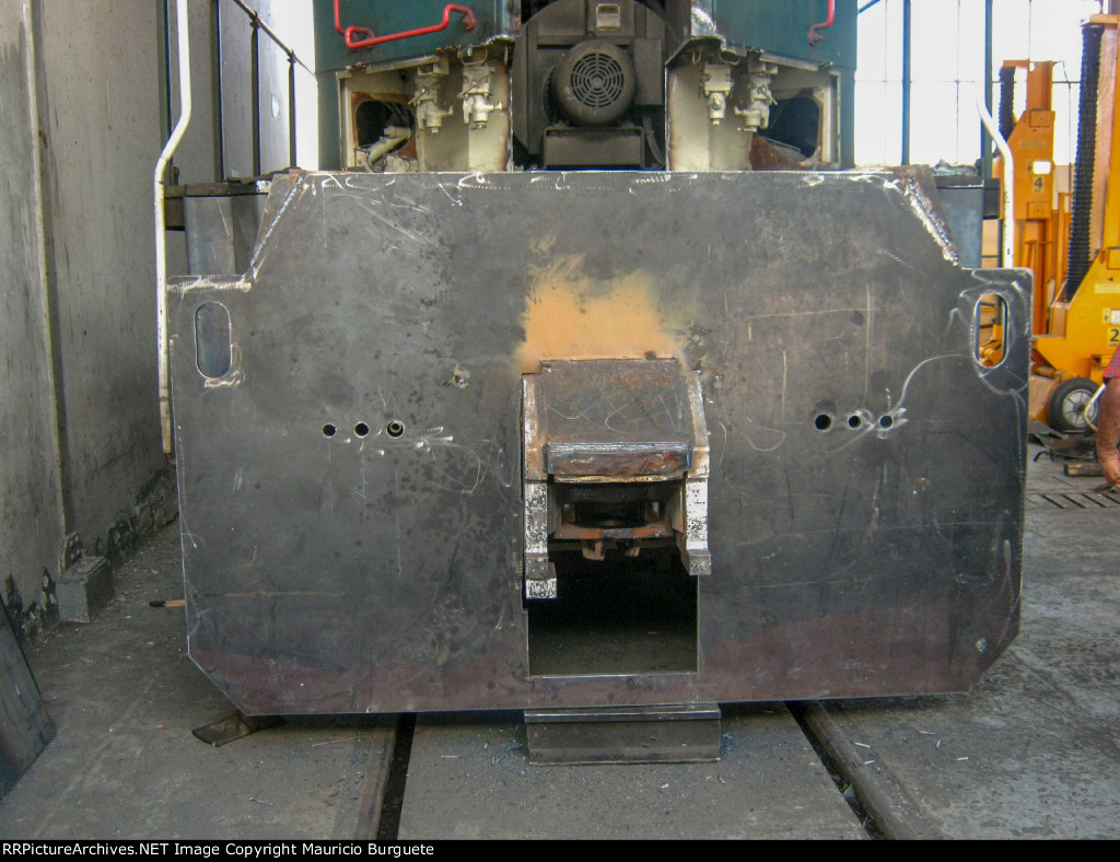 FXE SD70ACe Locomotive being repaired